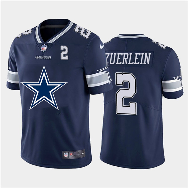 Personalized Cowboys 2 Greg Zuerlein Navy Team Big Logo Number Untouchable Limited Jersey