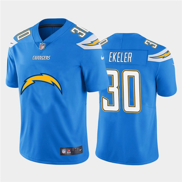 Personalized Chargers 30 Austin Ekeler Blue Team Big Logo Untouchable Limited Jersey