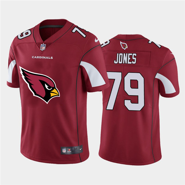 Personalized Cardinals 79 Josh Jones Red Team Big Logo Untouchable Limited Jersey