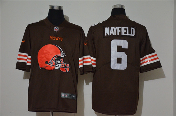 Personalized Browns 6 Baker Mayfield Brown Untouchable Limited Jersey
