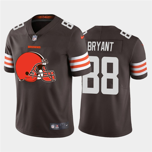 Personalized Browns 88 Harrison Bryant Brown Team Big Logo Untouchable Limited Jersey
