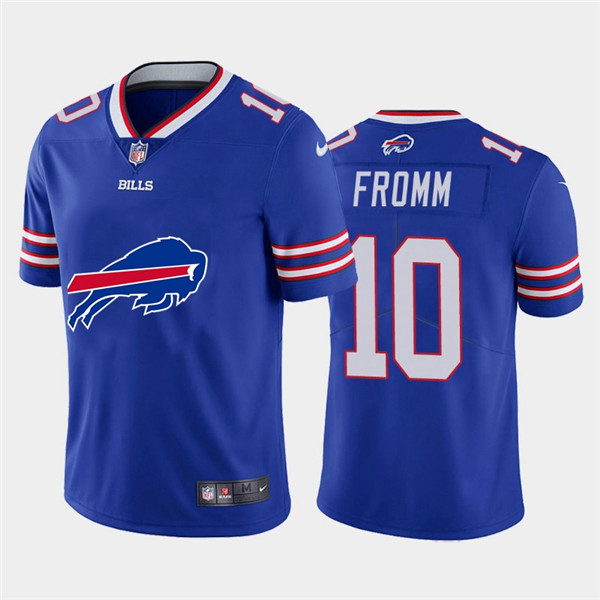 Personalized Bills 10 Jake Fromm Royal Team Big Logo Untouchable Limited Jersey