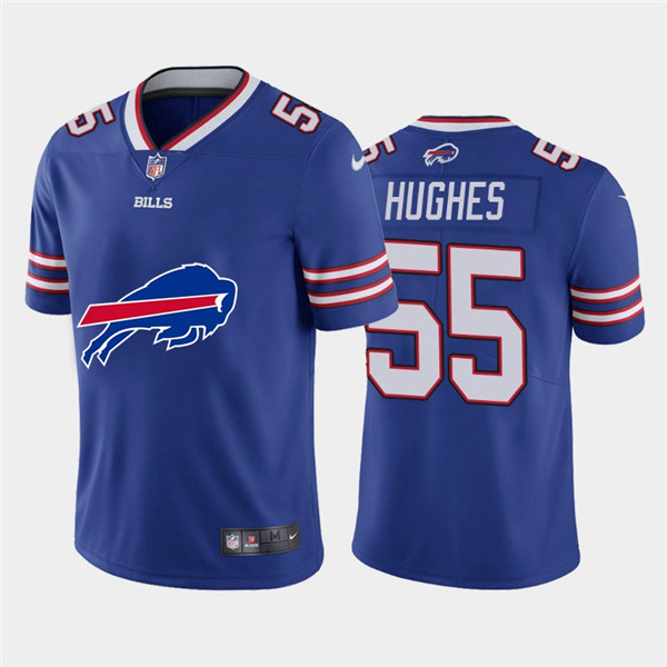 Personalized Bills 55 Jerry Hughes Royal Team Big Logo Untouchable Limited Jersey