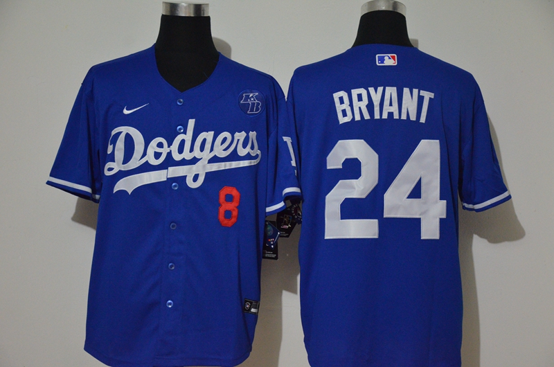 Personalized Dodgers 24 Kobe Bryant Royal 2020 KB Cool Base Jerseys
