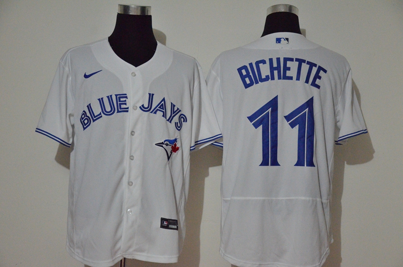 Personalized Blue Jays 11 Bo Bichette White 2020 Cool Base Jersey