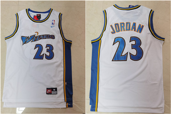 Personalized Wizards 23 Michael Jordan White Swingman Jersey