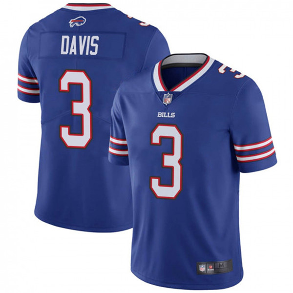 Personalized Bills 3 Gabriel Davis Royal 2020 NFL Draft Untouchable Limited Jersey