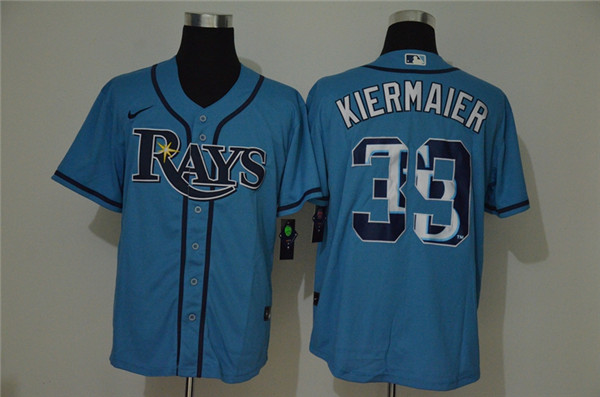 Personalized Rays 39 Kevin Kiermaier Light Blue 2020 Cool Base Fashion Jersey