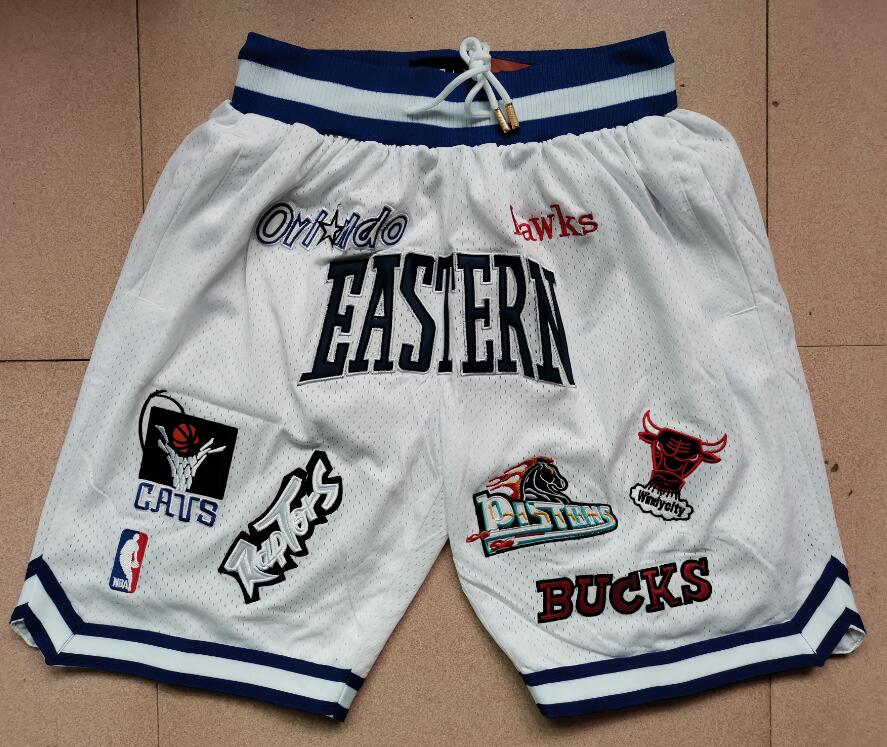 Personalized All Starts White Just Don With Pocket Swingman Shorts