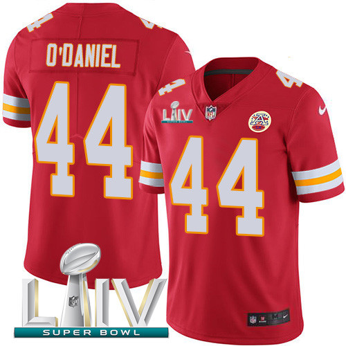 Personalized Chiefs #44 Dorian O’Daniel Red Super Bowl LIV 2020 Team Color Men’s Stitched NFL Untouchable Limited Jersey