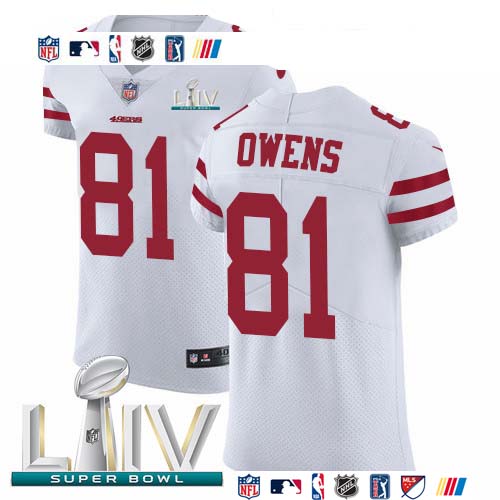 Personalized 49ers #81 Jordan Matthews White Super Bowl LIV 2020 Men’s Stitched NFL Untouchable Elite Jersey