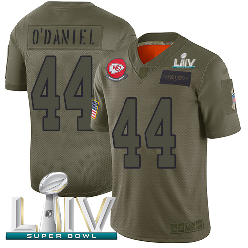 Personalized Chiefs #44 Dorian O’Daniel Camo Super Bowl LIV 2020 Men’s Stitched NFL Limited 2019 Salute To Service Jersey