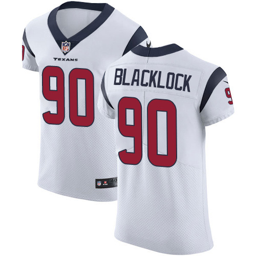 Personalized Texans #90 Ross Blacklock White Men’s Stitched NFL New Elite Jersey