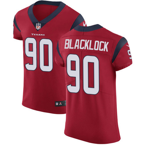 Personalized Texans #90 Ross Blacklock Red Alternate Men’s Stitched NFL New Elite Jersey