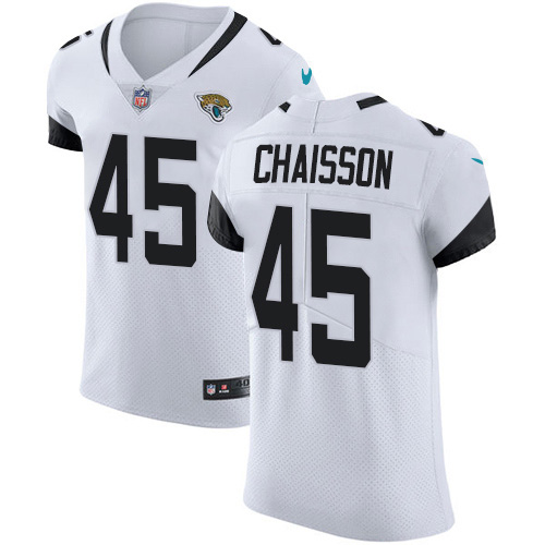 Personalized Jaguars #45 K’Lavon Chaisson White Men’s Stitched NFL New Elite Jersey
