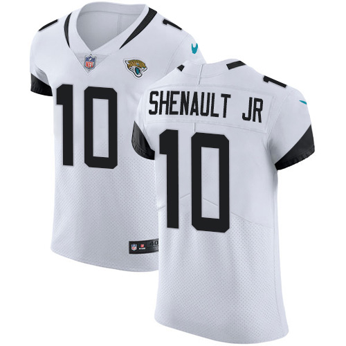 Personalized Jaguars #10 Laviska Shenault Jr. White Men’s Stitched NFL New Elite Jersey