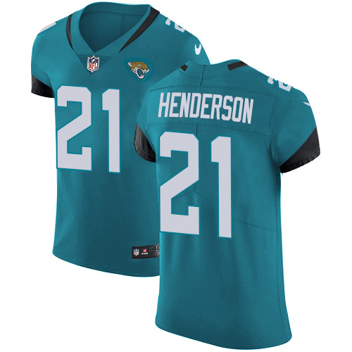 Personalized Jaguars #21 C.J. Henderson Teal Green Alternate Men’s Stitched NFL New Elite Jersey