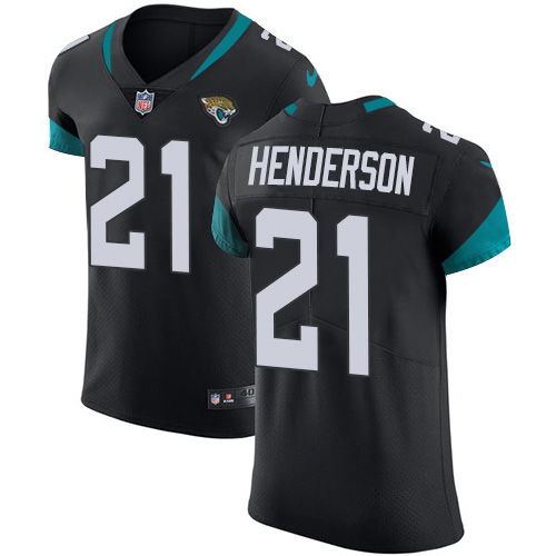 Personalized Jaguars #21 C.J. Henderson Black Team Color Men’s Stitched NFL Untouchable Elite Jersey