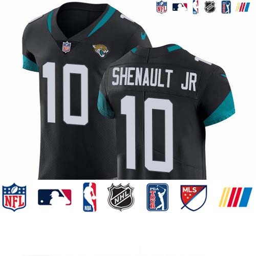 Personalized Jaguars #10 Laviska Shenault Jr. Black Team Color Men’s Stitched NFL Untouchable Elite Jersey