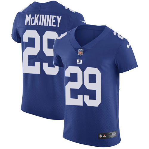 Personalized Giants #29 Xavier McKinney Royal Blue Team Color Men’s Stitched NFL Untouchable Elite Jersey