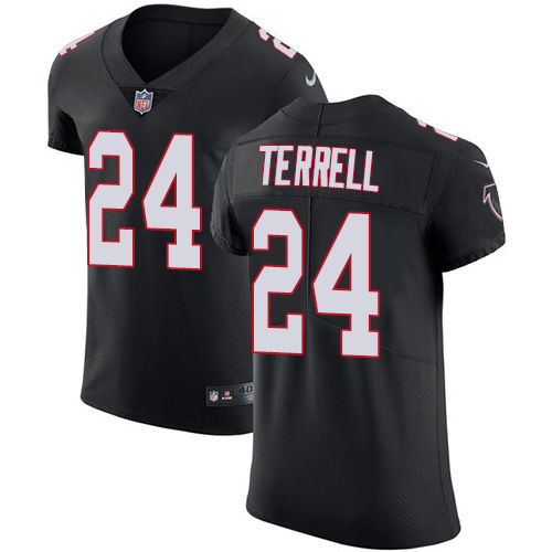 Personalized Falcons #24 A.J. Terrell Black Alternate Men’s Stitched NFL New Elite Jersey