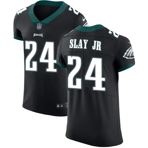 Personalized Eagles #24 Darius Slay Jr Black Alternate Men’s Stitched NFL New Elite Jersey