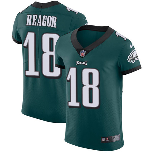 Personalized Eagles #18 Jalen Reagor Green Team Color Men’s Stitched NFL Untouchable Elite Jersey
