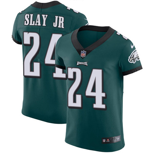 Personalized Eagles #24 Darius Slay Jr Green Team Color Men’s Stitched NFL Untouchable Elite Jersey