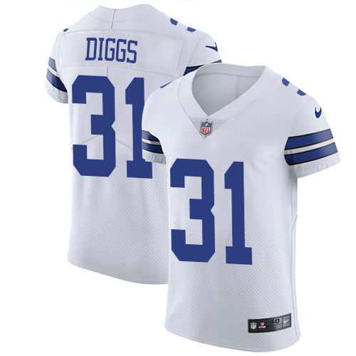 Personalized Cowboys #31 Trevon Diggs White Men’s Stitched NFL New Elite Jersey