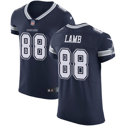 Personalized Cowboys #88 CeeDee Lamb Navy Blue Team Color Men’s Stitched NFL Untouchable Elite Jersey