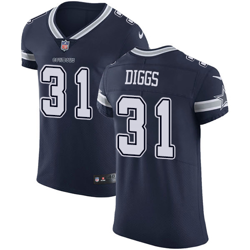 Personalized Cowboys #31 Trevon Diggs Navy Blue Team Color Men’s Stitched NFL Untouchable Elite Jersey