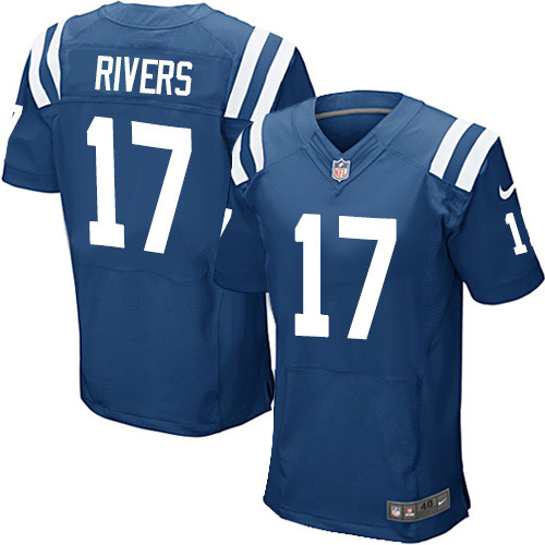 Personalized Colts #17 Philip Rivers Royal Blue Team Color Men’s Stitched NFL Untouchable Elite Jersey