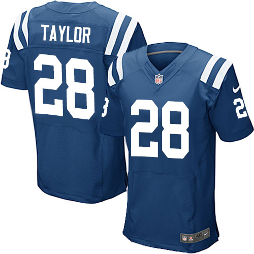 Personalized Colts #28 Jonathan Taylor Royal Blue Team Color Men’s Stitched NFL Untouchable Elite Jersey