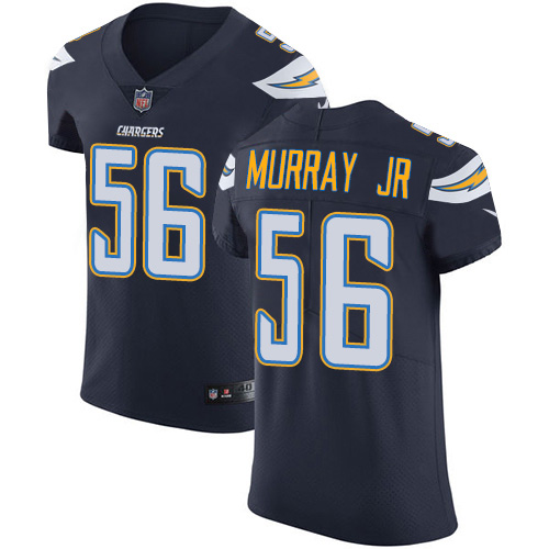 Personalized Chargers #56 Kenneth Murray Jr Navy Blue Team Color Men’s Stitched NFL Untouchable Elite Jersey