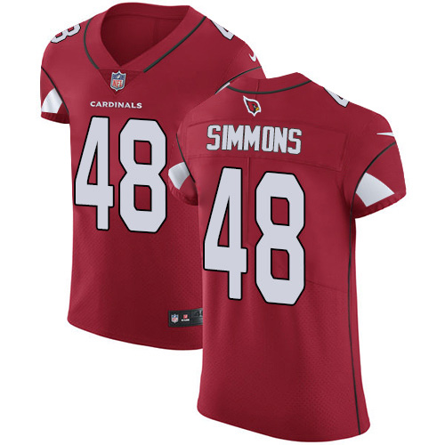 Personalized Cardinals #48 Isaiah Simmons Red Team Color Men’s Stitched NFL Untouchable Elite Jersey