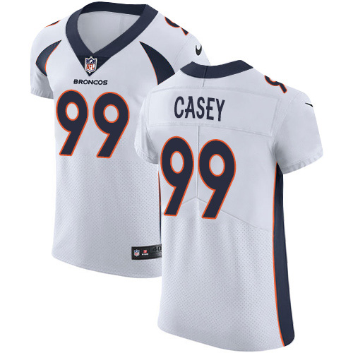 Personalized Broncos #99 Jurrell Casey White Men’s Stitched NFL New Elite Jersey