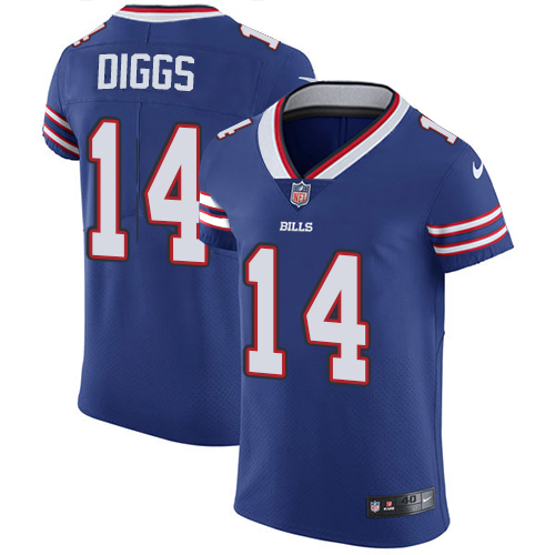 Personalized Bills #14 Stefon Diggs Royal Blue Team Color Men’s Stitched NFL Untouchable Elite Jersey