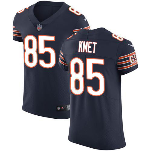 Personalized Bears #85 Cole Kmet Navy Blue Team Color Men’s Stitched NFL Untouchable Elite Jersey