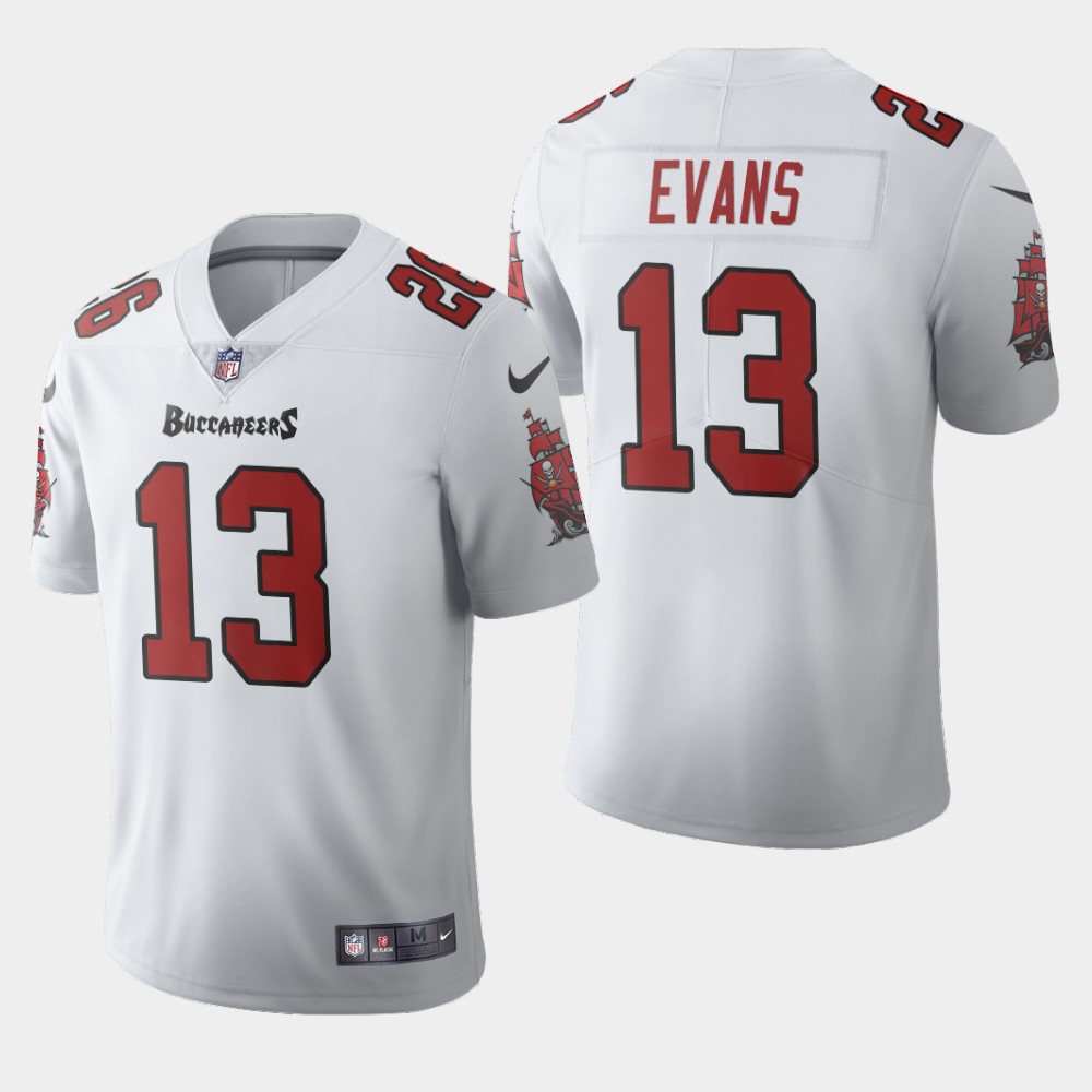 Personalized Tampa Bay Buccaneers #13 Mike Evans White Men’s 2020 Limited NFL Jersey