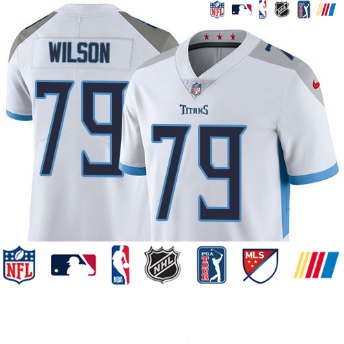 Personalized Titans #79 Isaiah Wilson White Men’s Stitched NFL Untouchable Limited Jersey