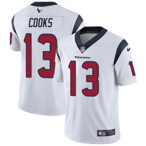 Personalized Texans #13 Brandin Cooks White Men’s Stitched NFL Untouchable Limited Jersey