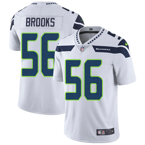 Personalized Seahawks #56 Jordyn Brooks White Men’s Stitched NFL Untouchable Limited Jersey