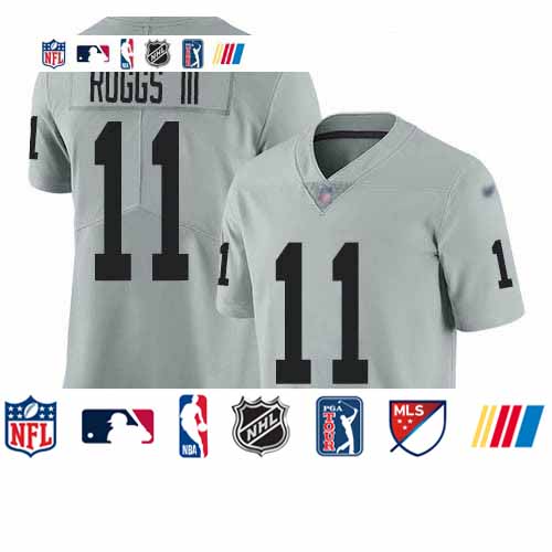 Personalized Raiders #11 Henry Ruggs III Silver Men’s Stitched NFL Limited Inverted Legend Jersey