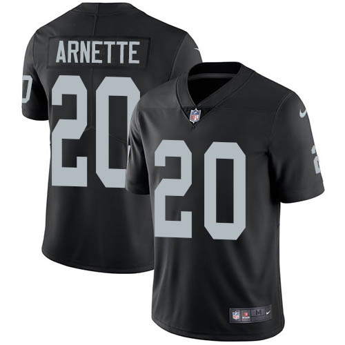 Personalized Raiders #20 Damon Arnette Black Team Color Men’s Stitched NFL Untouchable Limited Jersey