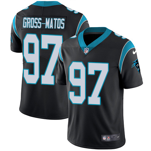 Personalized Panthers #97 Yetur Gross-Matos Black Team Color Men’s Stitched NFL Untouchable Limited Jersey
