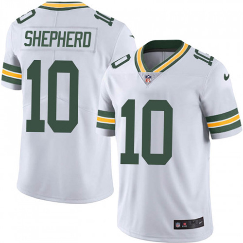 Personalized Packers #10 Darrius Shepherd White Men’s Stitched NFL Untouchable Limited Jersey