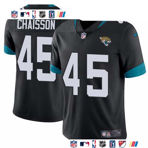 Personalized Jaguars #45 K’Lavon Chaisson Black Team Color Men’s Stitched NFL Untouchable Limited Jersey