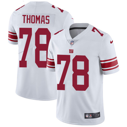 Personalized Giants #78 Andrew Thomas White Men’s Stitched NFL Untouchable Limited Jersey