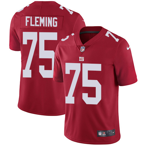 Personalized Giants #75 Cameron Fleming Red Alternate Men’s Stitched NFL Untouchable Limited Jersey