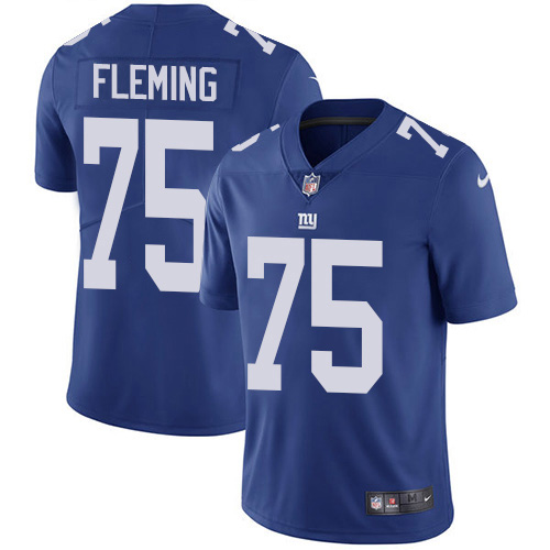 Personalized Giants #75 Cameron Fleming Royal Blue Team Color Men’s Stitched NFL Untouchable Limited Jersey